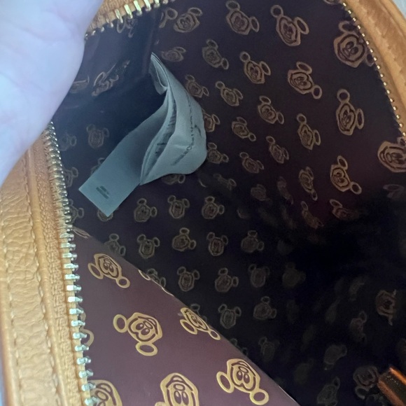 Loungefly Disney Parks Mickey Mouse Orange and Brown Backpack - Picture 6 of 7